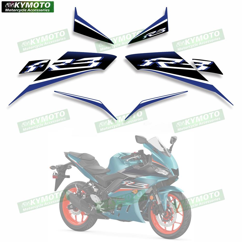 Для YZF R3 2019 2020 2021 мотоциклетные аксессуары полный комплект наклеек на обвес мотоцикла YZF-R3 светоотражающая наклейка комплект декорации для всего мотоцикла