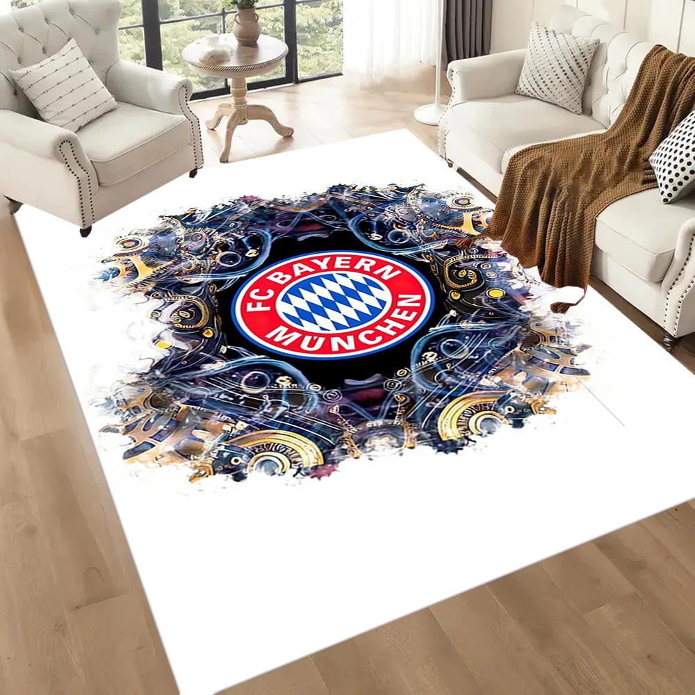 Bayern Munich Floor Rug Office Rug Perfect for Game Room Kitchen Decorate room Bedrooms Anti-slip Rug Anime Office Decor