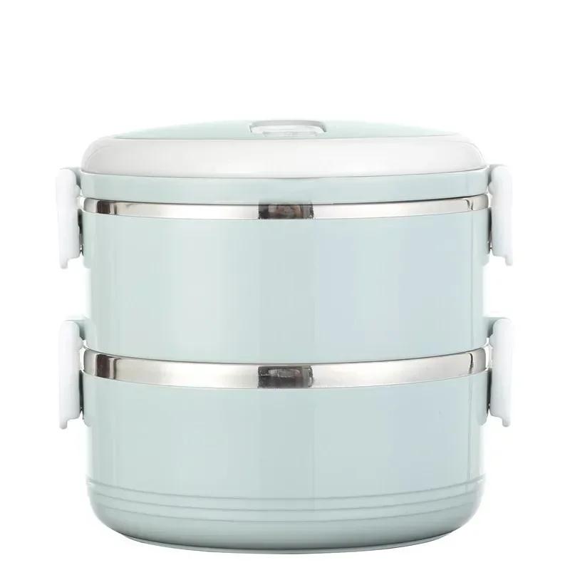 1-4 Layer Food Storage Containers Microwaveable Bento Lunch Box with Handle Insulated Food Container for Work School Camping Box