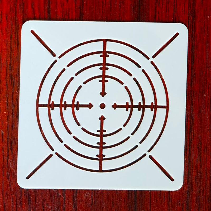 Трафарет паутины «Мандала»: Шаблон для самостоятельной росписи стен