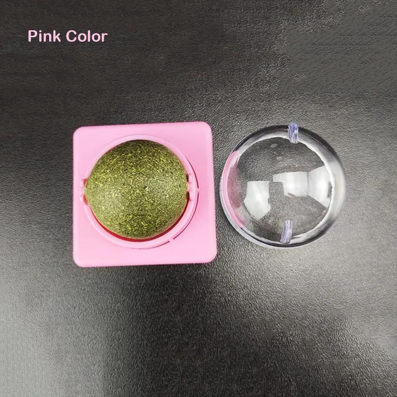 New Pet Cat Catnip Toys Funny 360 Degree Rotation Cat Toy Ball Treats Interactive Kitten Toys Fixable
