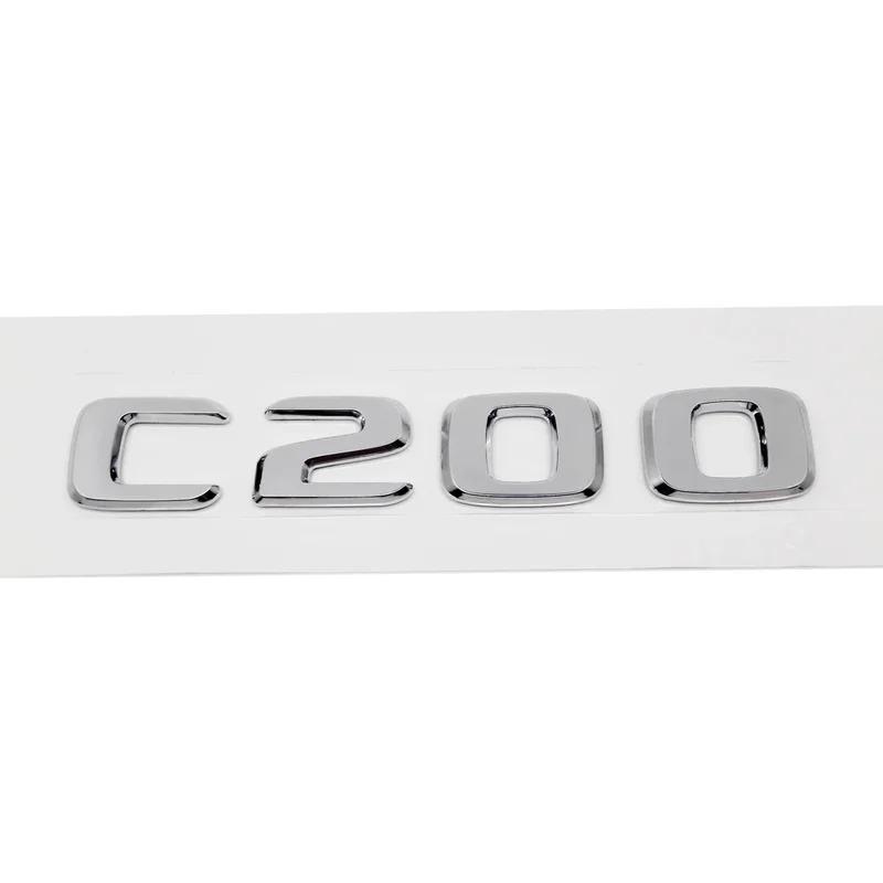 ABS C200 C200L C230 C250 Trunk Rear Logo Badge Emblem Sticker For Mercedes Benz C Class W201 W202 W203 W204 W205 AV1