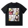 Kpop BP Jump 2025 Tees Pink Girls Band Clothing Adorable Anime Graphic T Shirts Summer High Quality Summer Comfortable Y2K Tops