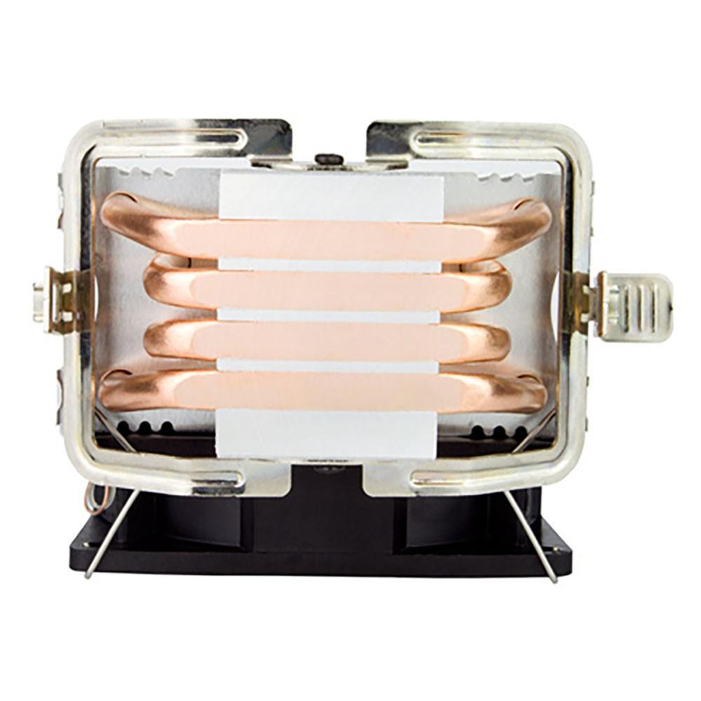 Охладитель ЦП премиум-класса с 2 тепловыми трубками, двухрядная радиаторная трубка с шахматным расположением, бесшумный охлаждающий вентилятор с гидравлическим подшипником