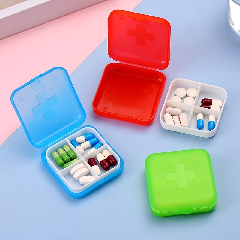 1pc Medicine Box, Jewelry Storage Box, Pill Organizer, Portable Pill Box, Mini Medicine Storage Organization, Household & Travel Accessories