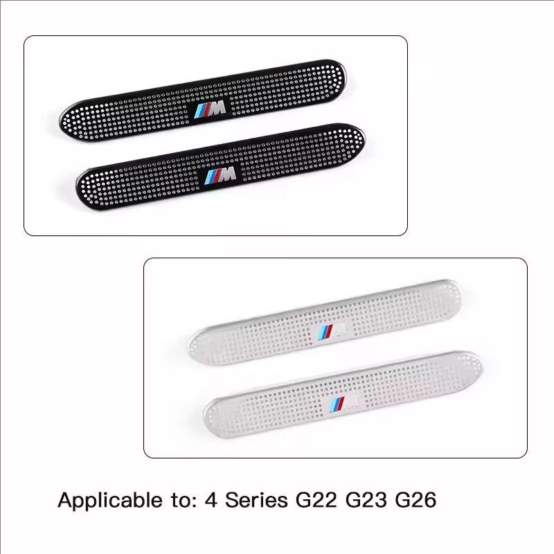 CTCE1 Car Seat Floor Air Conditioner Outlet Dust Protective Cover Sticker For BMW M E90 E60 F30 F10 E39 E36 F20 G30 G20 E87 E92 E91 X5