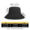 Large Size Bucket Hat Men Wear Summer Big Head Circumference Hat Women's Trend Fashion Casual Basin Hat Show Face Small Sun Hat