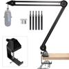 [Late 2025 Model G-2-2] Microphone Arm, Long Arm, Long Microphone Stand, Reinforced Fixed Clamp, Springless, Built-in Spring, Built-in Desktop