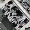 Черно-белый хоррор-коллаж Аниме-девушка Коврик для мыши XXL Игровой коврик для мыши Офисный расширенный коврик для стола Игровой коврик для клавиатуры Большой ковер