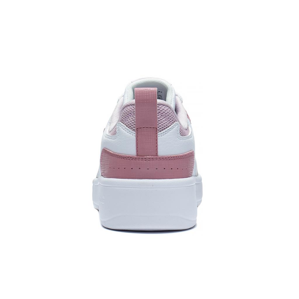 Li Ning Sui Sui Casual Versatile Thick Sole Sneakers Non-Slip Wear-Resistant Breathable Height Increasing Low-Top Skate Shoes Women Sneakers AGCT148-5