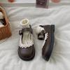 Винтажные Мэри Джейн Милые Японские Одинарные Туфли Детские 2025 Популярные Круглый Носок Французский Студенческий Стиль с Юбкой Маленькие Кожаные Туфли Женские