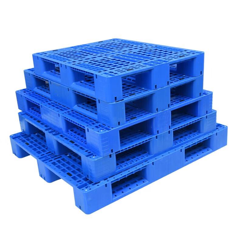 Grid Blue HDPE Plastic Warehouse Pallet
