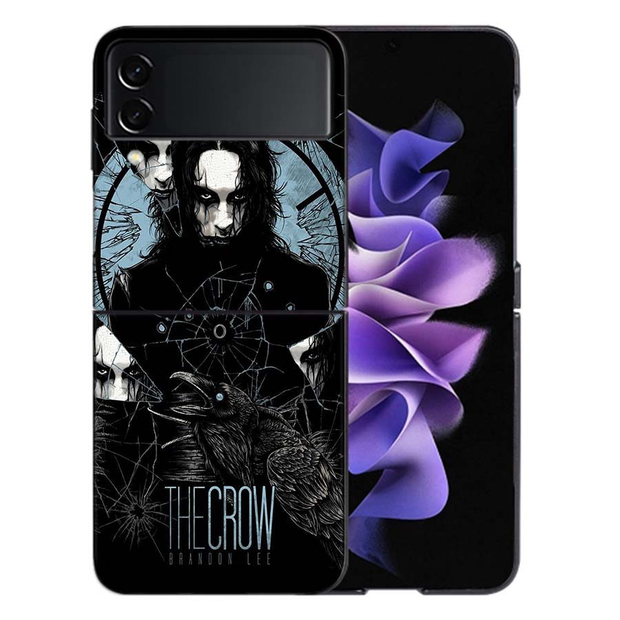 Чехол для телефона Movie THE C-CROW для Samsung Z Flip 6 7 5G Galaxy Z Flip 5 4 3 5G Чехлы Ударопрочный Жесткий Чехол ТПУ