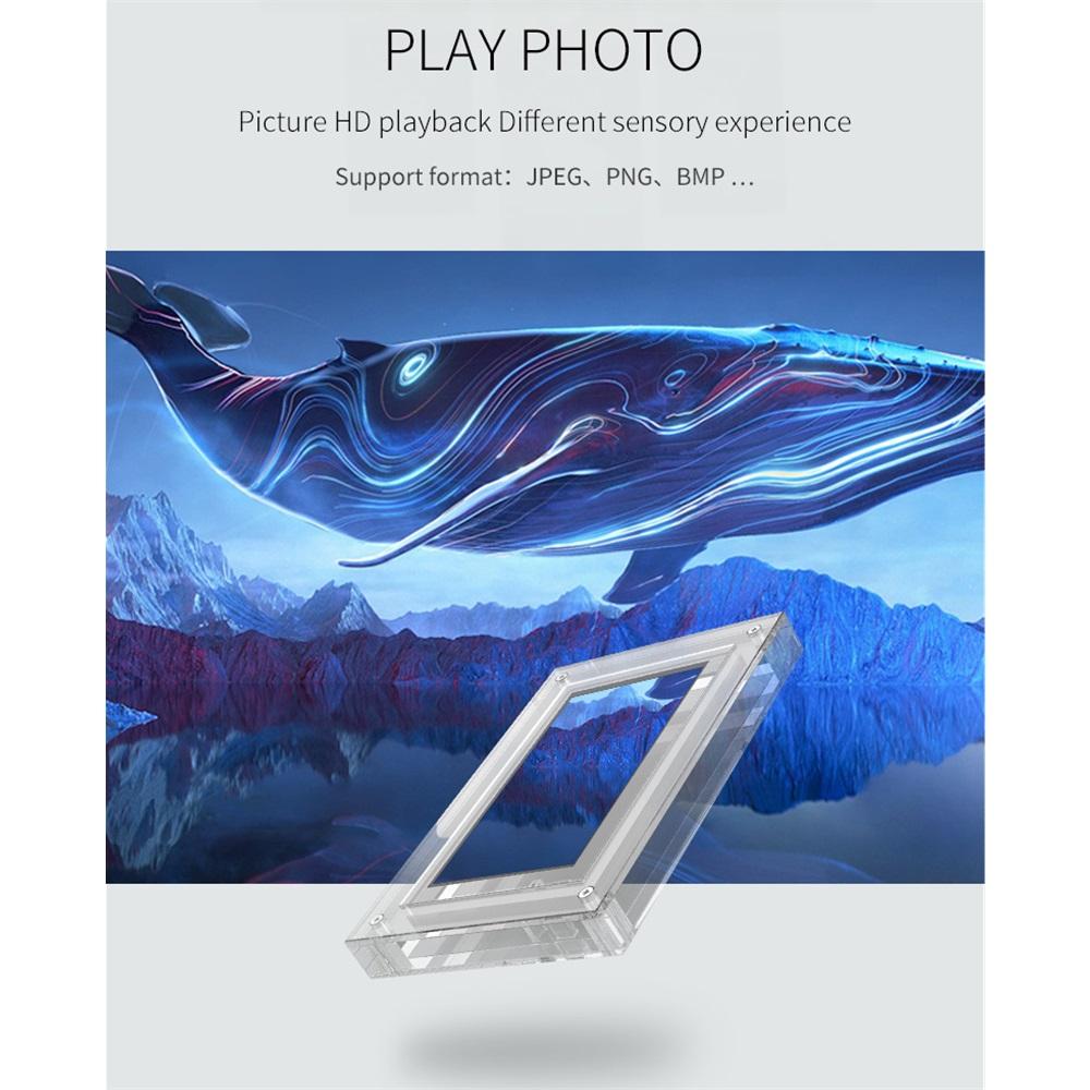 Акриловая цифровая фоторамка, 5/7 дюйма, 1000 мАч, вертикальный дисплей IPS-экрана, память 4 Гб