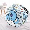 1pc BT21 Characters Automatic Folding Umbrella - Compact 8-Rib Design, Durable Plastic & Iron, Perfect Gift for Friends & Family,  yy250923069