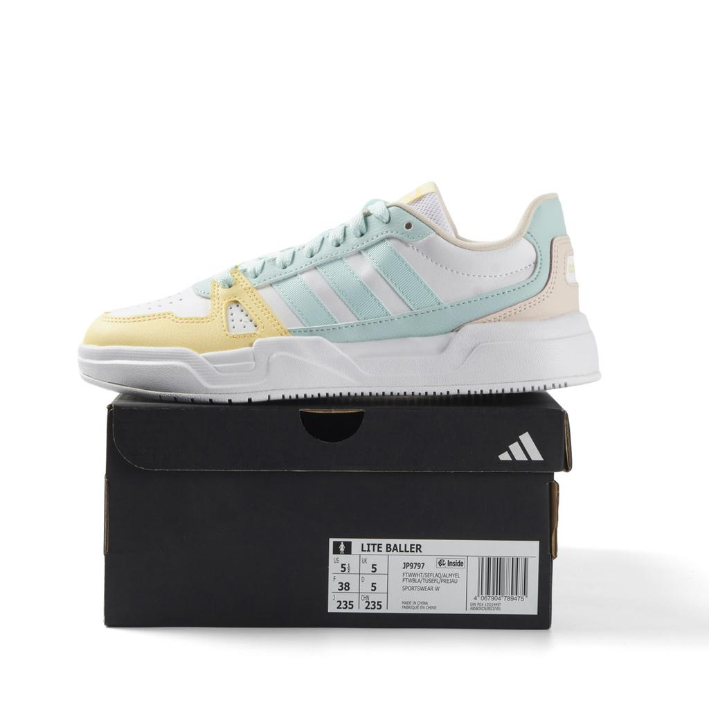 adidas Дышащие Влагоотводящие Низкие Кеды для Скейтборда Женские Белый Голубой Желтый Розовый JP9797