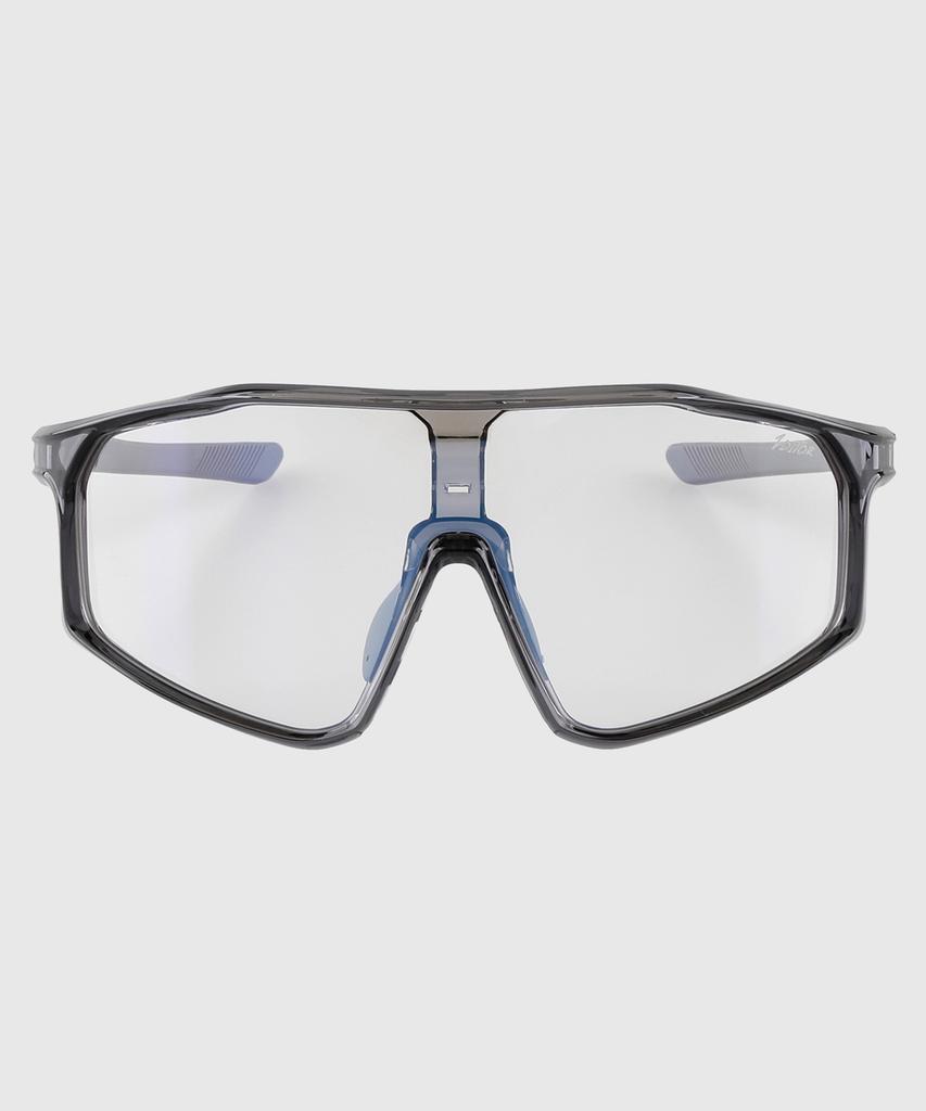 Спортивные беговые очки Tuditeo Sports Athletic Iter Солнцезащитные очки C9 Фотохромная фиолетовая/прозрачная оправа Серая