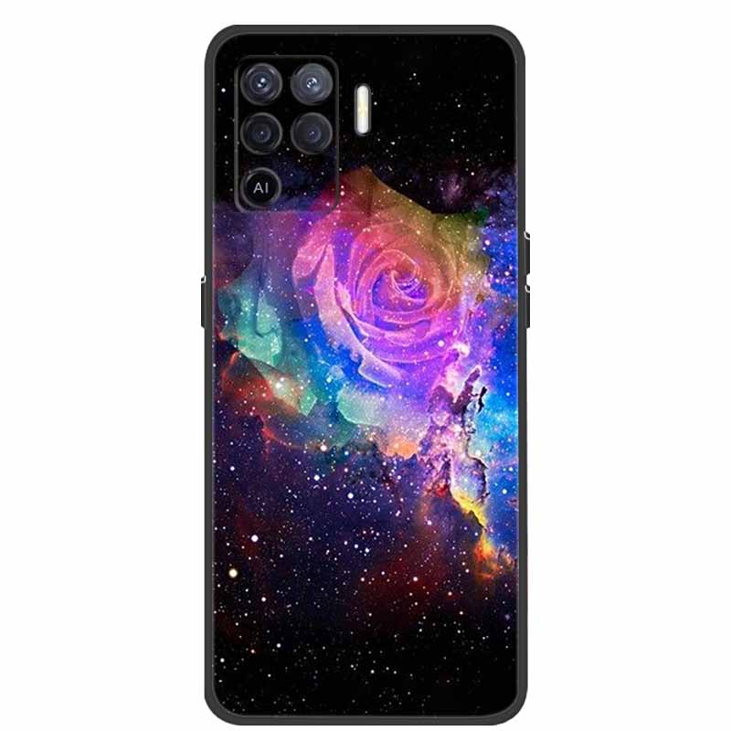 Для чехла OPPO Reno5 Lite Чехол Ударопрочный Мягкий силикон ТПУ Задняя крышка Для телефона Oppo Reno 5Z 5 Lite Чехол 5Lite CPH2205 Fundas