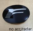 Front Grille Emblem + Rear Trunk Badge for Lexus CT200h IS ES NX RX UX GX GS F Sport No ACC Radar Logo Replacement Sticker PO8
