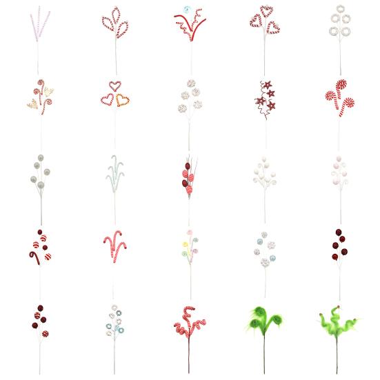 Рождественская елка, леденец, палочка для конфет, украшение на рождественскую елку, искусственный вьющийся стебель, украшение на Рождество, домашний офис, декор