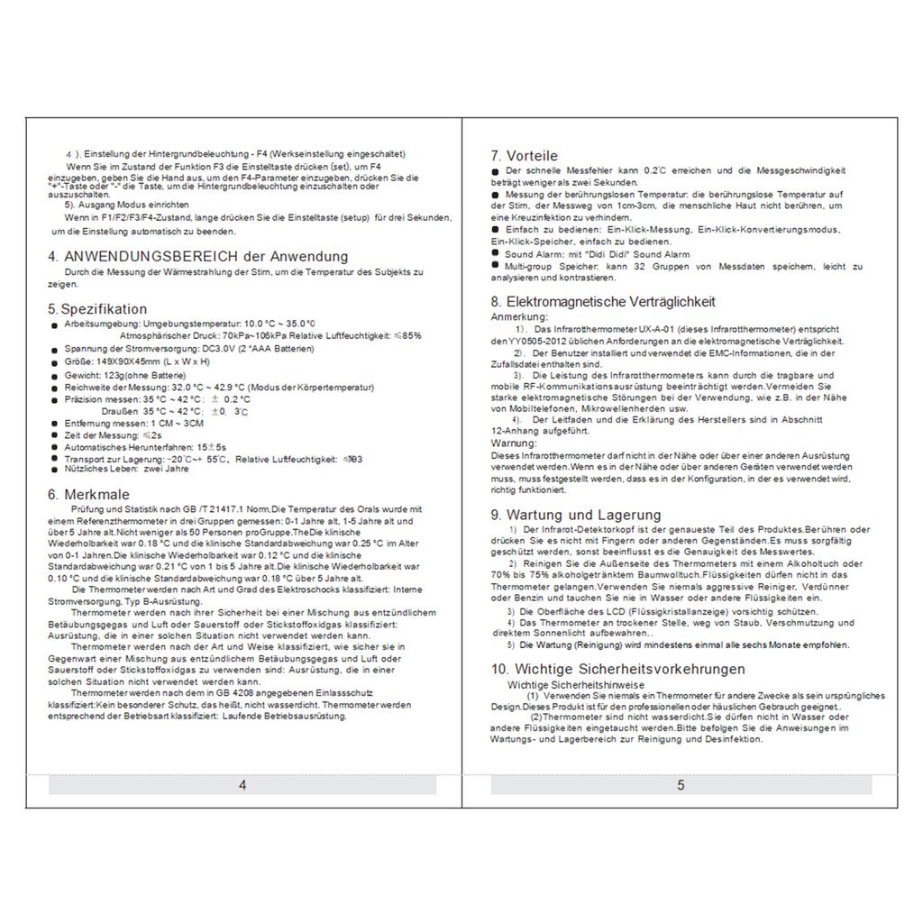 Бесконтактный ИК-инфракрасный термометр для измерения температуры лба, ЖК-дисплей, три цвета, подсветка