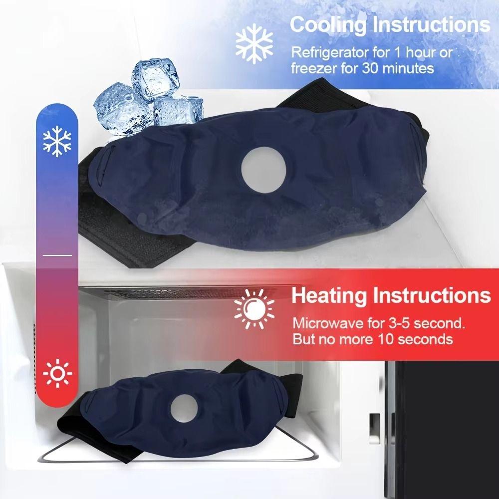 Dual Temperature Knee Ice Pack Wrap Hot And Cold compress Knee Wrap Gel Knee Pack Muscle Relief