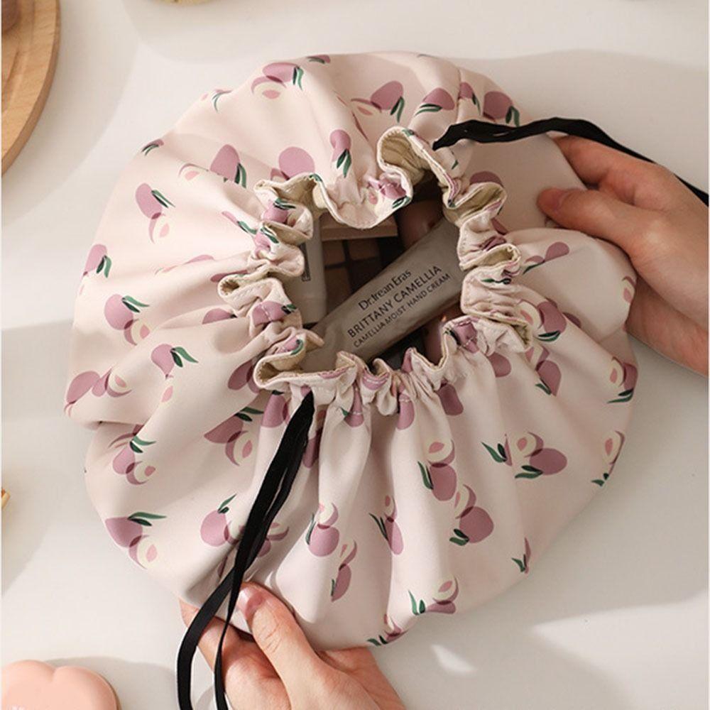 Drawstring Drawstring Makeup Bag Large Capacity Women's Wash Bag Convenient Cosmetic Bag  Daily Use
