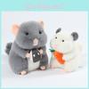 Хомяк Мультяшная Плюшевая Игрушка Милая Кукла Животное Украшение Комнаты Детский Праздничный Подарок
