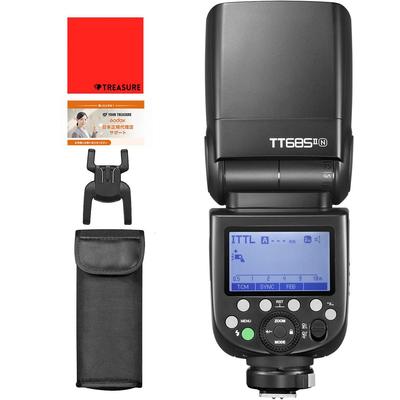 Техническое одобрение Японская инструкция по эксплуатации Godox TT685IIN Совместимый с Nikon GN60 TTL HSS TCM Speedlight с Крестом [Оригинальный продукт, Знак,
