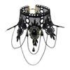 Neck Strap, Court Gothic  Spicy Girl Necklace, Lace Necklace, Collarbone Chain Collar