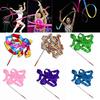 4M Dance Ribbon Gym Rhythmic Art Gymnastic Streamer Twirling Rod Stick