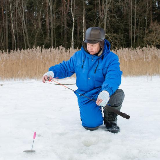 Ледяная удочка с нескользящей ручкой, регулируемая длина, сверхлегкая портативная телескопическая удочка для путешествий, аксессуары для рыбалки