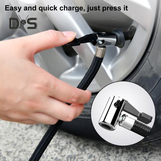 Накачка автомобильных шин Портативный воздушный компрессор 4 режима Регулируемый малошумный цифровой манометр для шин Электрический велосипедный насос со светодиодной подсветкой