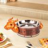 Dry Pot Alcohol Stoves Cookware Food Warmer for Picnic Party Restaurant Kitchen