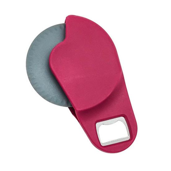 Колесо для пиццы, ролик для выпечки теста, резак для пирогов и бутылка