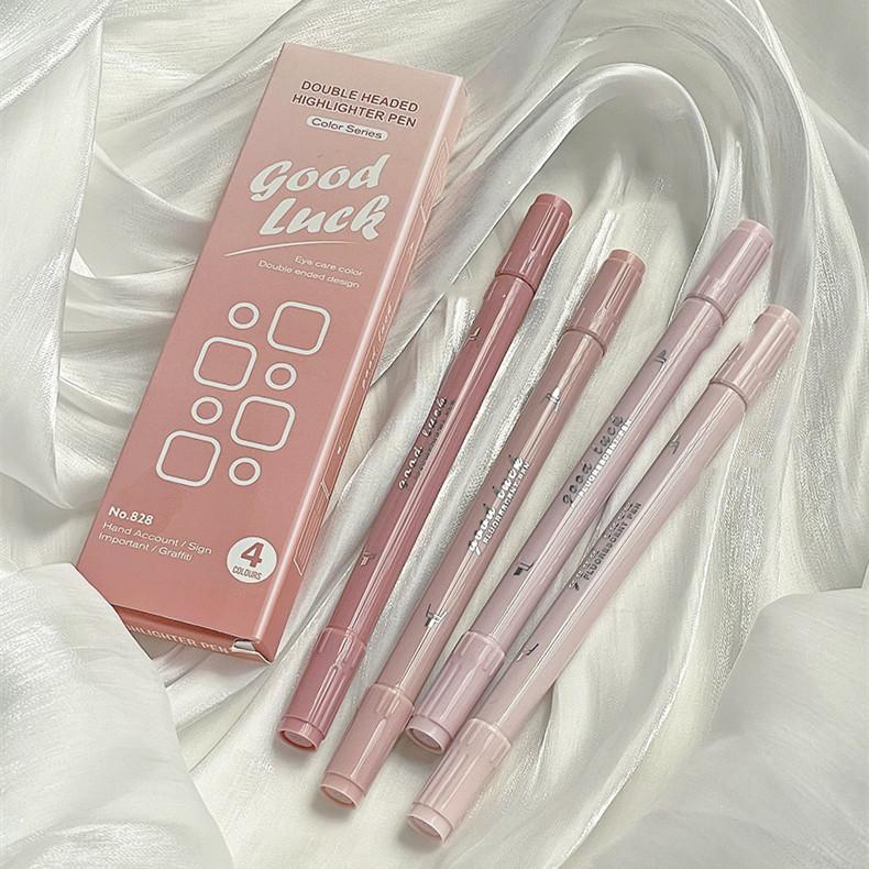 4 шт./набор Morandi градиентный цветной маркер Ins красивый маркер студенческий альбом блокнот маркер ручка кавайные канцелярские принадлежности