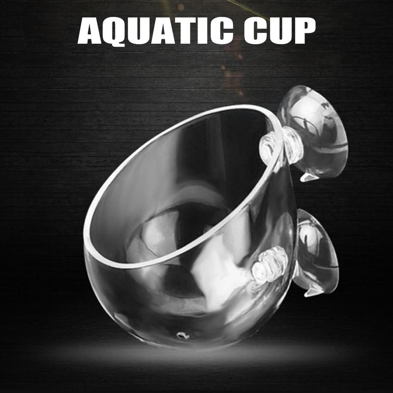 Гидропонный аквариумный плантатор на присоске, чашка для аквариумных растений, прозрачный съемный ландшафтный дизайн аквариума, легко выращивать для яркой жизни