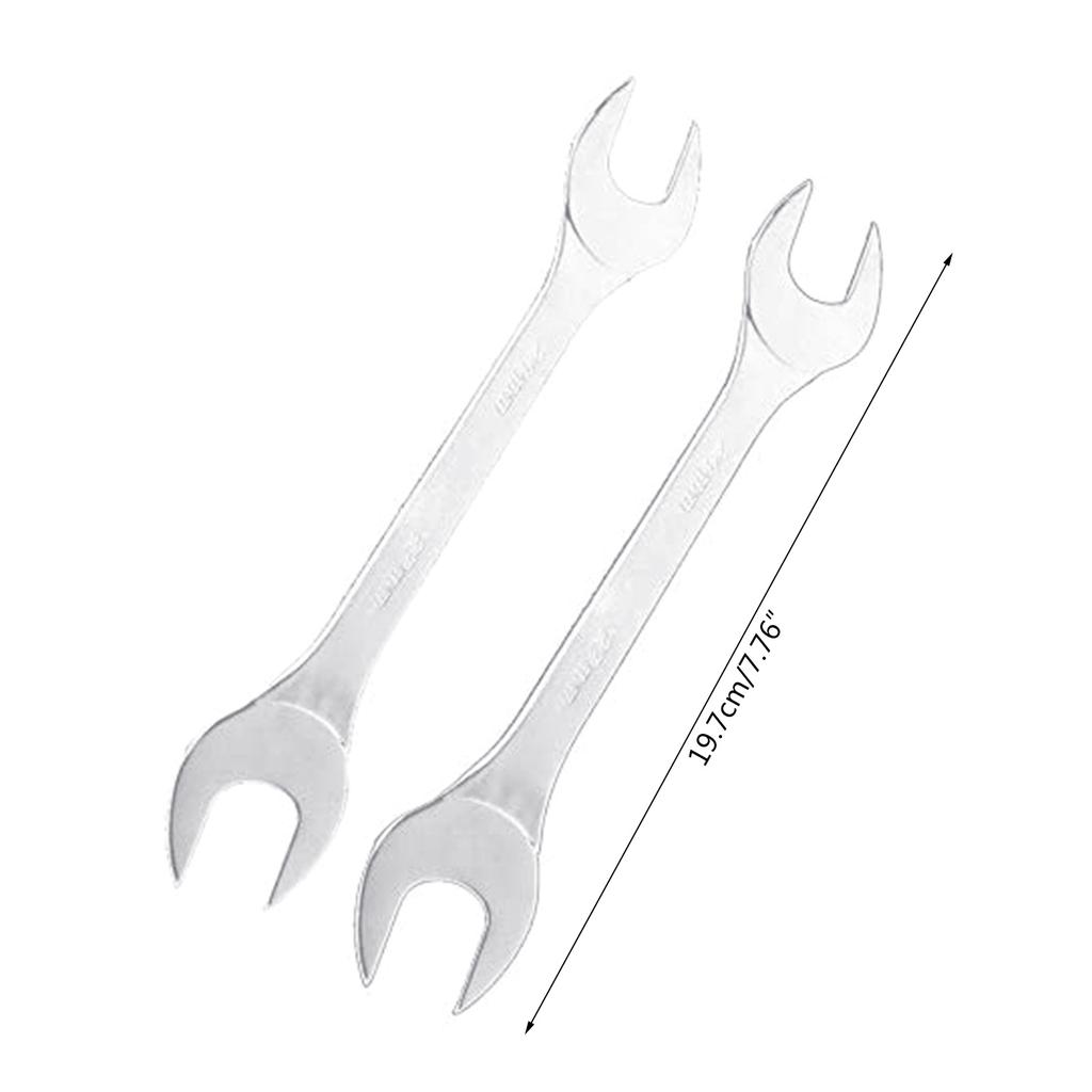 2Pcs Double End Spanner Tool Ultra Thin Spanner Open Ended Flat Spanner Metric Wrench for Under Limited Space Conditions