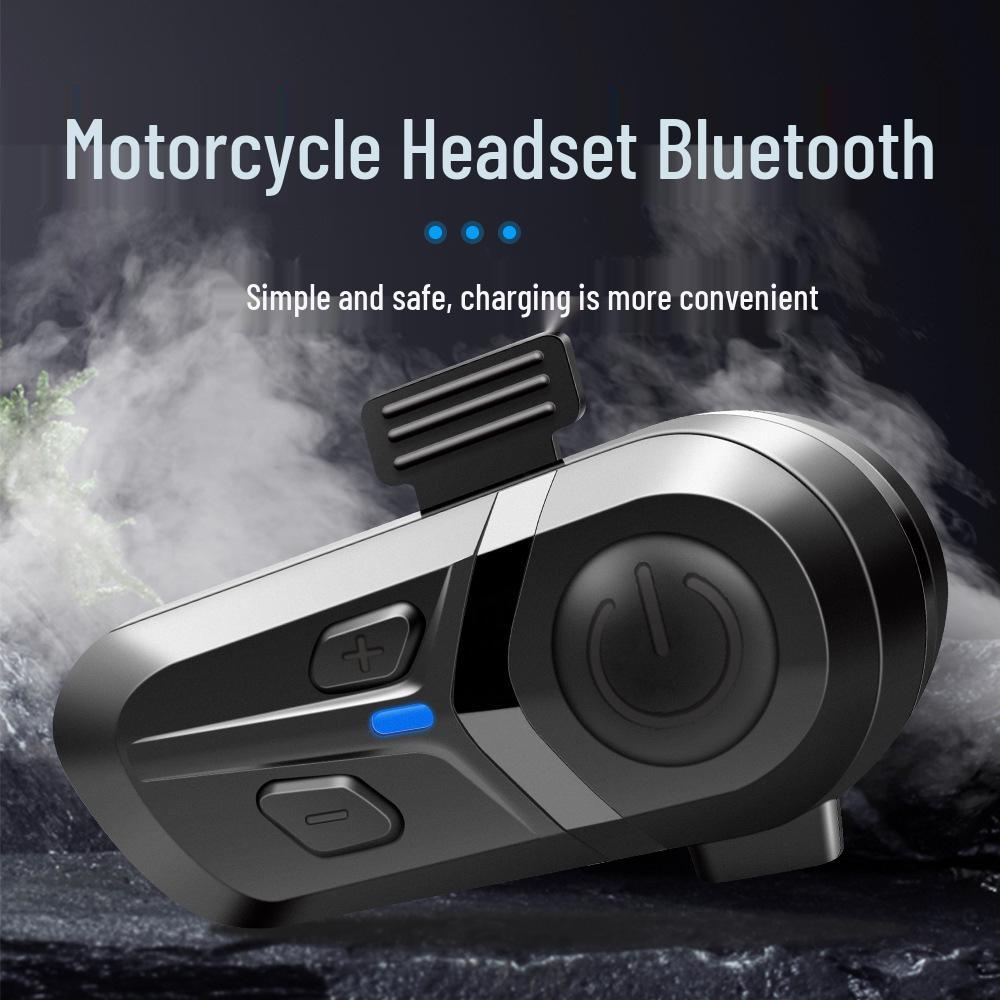 Bluetooth Hard Mic Full-Face Motorcycle Helmet Headset