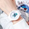 Последние детские часы Stitch для девочек, силиконовый ремешок, круглые кварцевые детские часы, для мальчиков, студенческие часы, подарок, игрушки Para Ninos