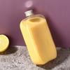 Бутылка для напитков 400 мл, квадратная бутылка для напитков, молока, чая, сока, холодного напитка