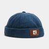 Melon Corduroy Early Autumn Labeling Letters Hat for Men and Women