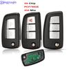 Jingyuqin 2/3 Buttons 433MHz 4A PCF7952E Remote Key For Nissan Qashqai J11 Pulsar C13 Juke F15 X-Trail T32 Micra CWTWB1G767