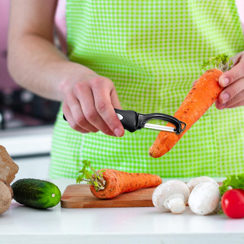 Поворотная овощечистка, картофелечистка с приспособлением для снятия кожуры, овощечистка с острыми лезвиями из нержавеющей стали, овощечистка с удобной ручкой для кухни