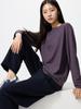 Uniqlo Футболка с круглым вырезом из флиса SofT KniT
