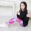 Girls Legging Elastic Printed Long Pants Thin Children's Trousers