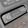 For VW Touareg 7P MK2 2011 2012 2013 2014 2015 2016 2017 2018 AC Control Frame Piano Black Sticker Vehicle Interior Accessories