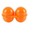 2 Grid Egg Storage Box Plastic Egg Storage Box Portable Egg Carriage Container Egg Holder Container For Camping Picnic