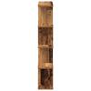 Cube Shelf 12 Compartments Rustic Wood Look Engineered Wood