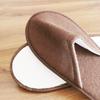 1 Pair Men Disposable Slippers Portable Folding Travel Slipper Party Home Guest Indoor Slippers Unisex Closed Toe Shoes